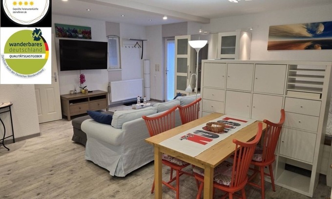 Schleessel Appartement | Ahauser holiday apartment 48sqm. for relaxing and hiking in nature.