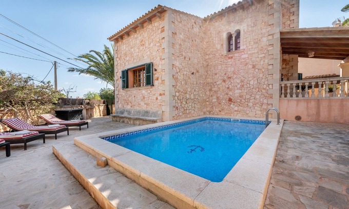 Cala Llombards Maison | Maison de vacances climatisée "Es Cantó" avec piscine, Wi-Fi et terrasse