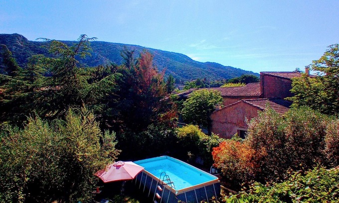Maubec Maison | Maison de 90m2 tout confort , jardin , piscine