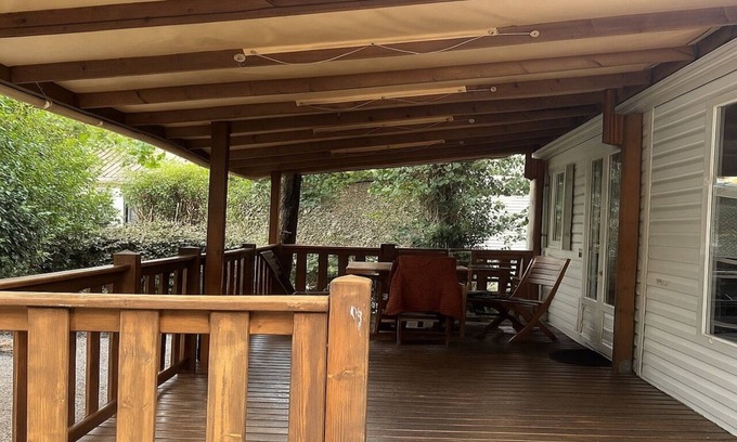 Lunel Maison | Air-conditioned mobile home with terrace - between sea and Camargue