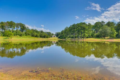 Eutaw Maison | Alabama Retreat with Private Pond, Deck and Pool Table