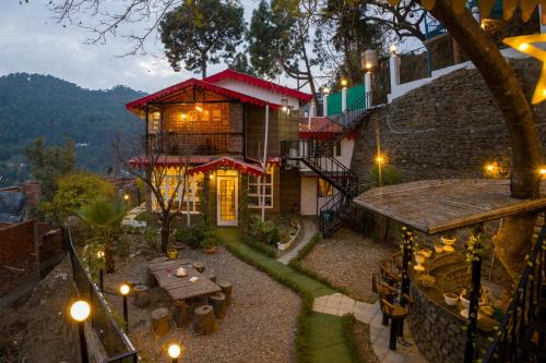 Sukha Villa | Alaya Stays Farsauli 1 - Pet friendly 3 BHK Hillside Getaway with Gazebo & Balcony