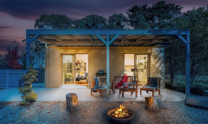 Glenquarry Maison | Getawayz NSW - Alderwood Cottage - 2 Bedroom Cottage complete w/ Fire Pit & Gorgeous Dam Views