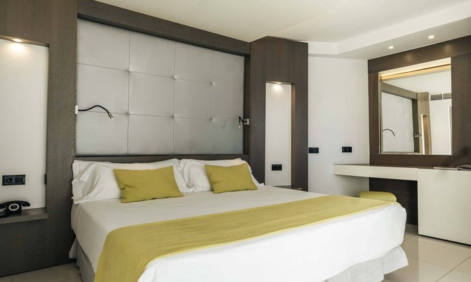 Figueretas Station Balnéaire | All-Inclusive Joy Junior Suite at the Ibiza Twiins: Panoramic Beach Views