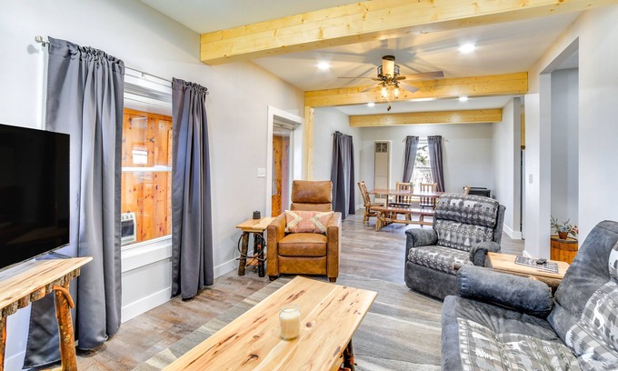 Seney Maison | All-Season Seney Home w/ Private Yard & Fire Pit!