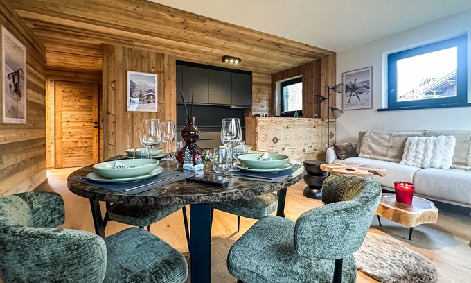 Megeve Appartement | Allaya Megève Palais garage