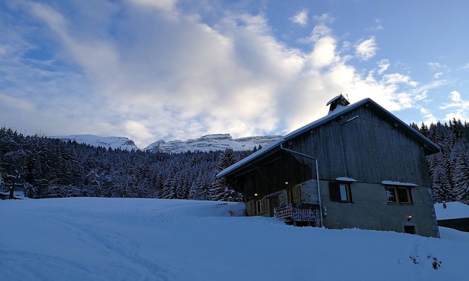Mont-Saxonnex Chalet De Ski | chalet d'alpage sur les pistes Mont-Saxonnex