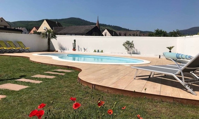 Ammerschwihr Maison | Alsacebnb - Gîte **** avec piscine privée et spa