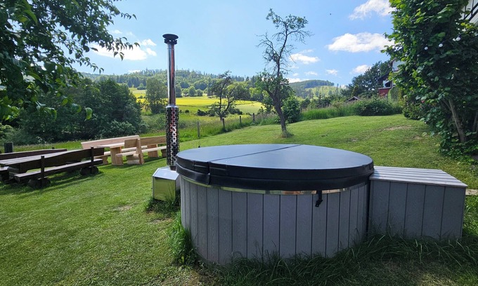 Bontkirchen Autre | Alte Schreinerei, Modernisiert Fachwerkhaus mit Fernblick auf die Berge 12-16 P