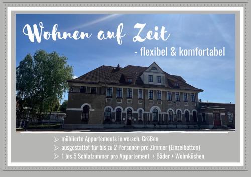 Oberdorla Appartement | Alter Bahnhof Schwaan - Monteurswohnungen