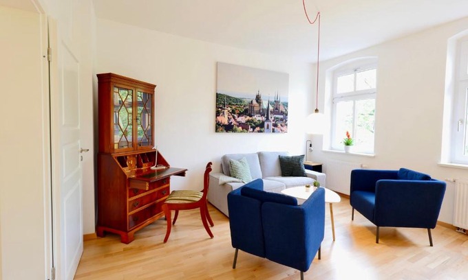 Erfurt Old Town Appartement | Altstadtjuwel am Hospitalplatz - 3 Zimmer mit Balkon