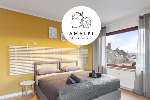 Eltville am Rhein Appartement | Amalfi Apartment A03 - 3 Zi.+ bequeme Boxspringbetten + smart TV