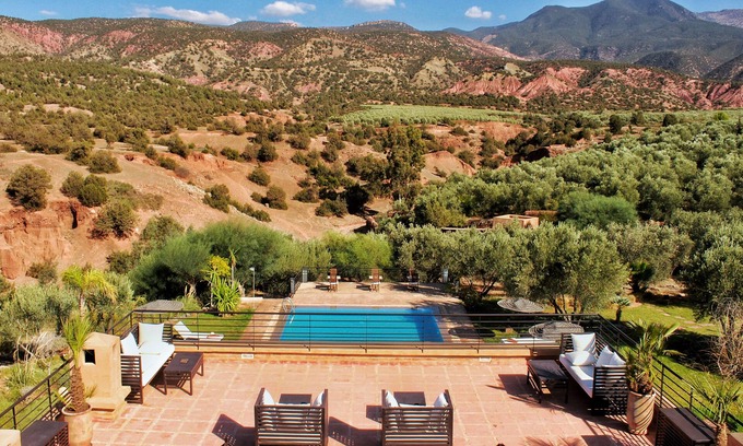 Ouirgane Villa | Magnifique villa "beldi-chic" avec piscine & vue à couper le souffle !