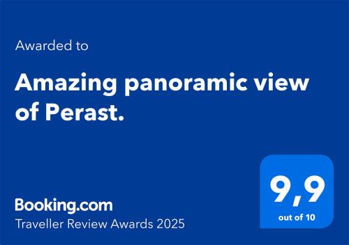 Perast Appartement | Amazing panoramic view of Perast.