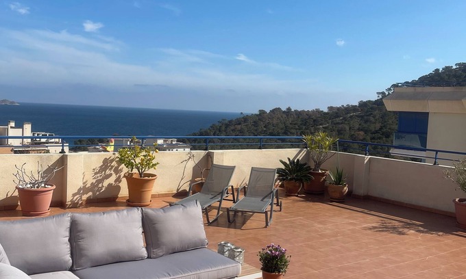 Villajoyosa Appartement | Magnifique penthouse au bord de la mer