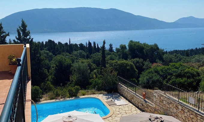 Evreti Villa | Superbe vue mer, piscine privée, juste super MHTE 0458K91000420601, Evreti, Fiscardo