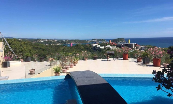 Santa Maria Huatulco Maison | ☺AMAZING VILLA ☺ SPECTACULAR VIEW ☺ARROCITO BEACH ☺