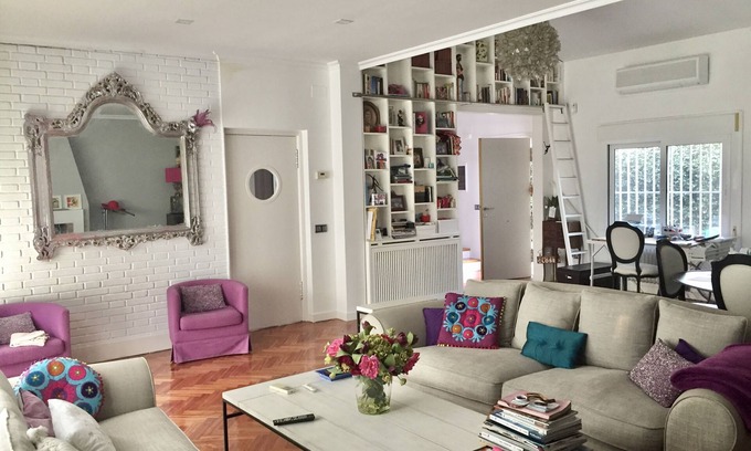 Hortaleza Maison | Superbe villa à Madrid avec piscine privée et grand salon