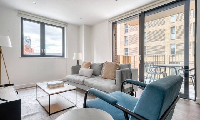 William Morris Appartement | Amazing Walthamstow 2BR w/ Gym, Lounge & Concierge nr Tube, by Blueground