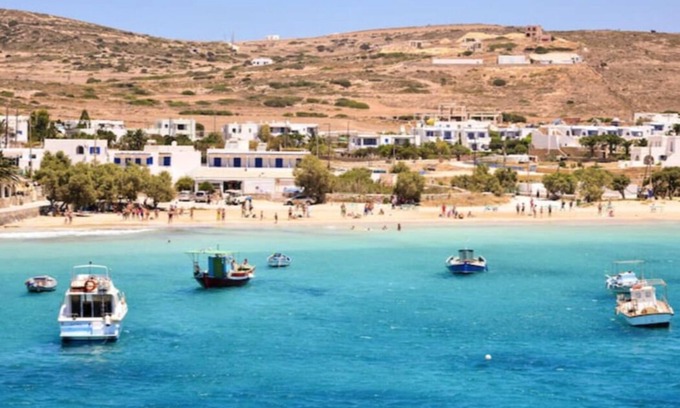Katapola Appartement | Amorgos Suite Panoramic sea view private parking