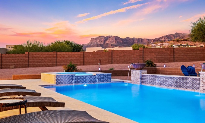 Gold Canyon Maison | An Arrow Escape | Outdoor Oasis, Heated Pool and Spa, Incredible Views