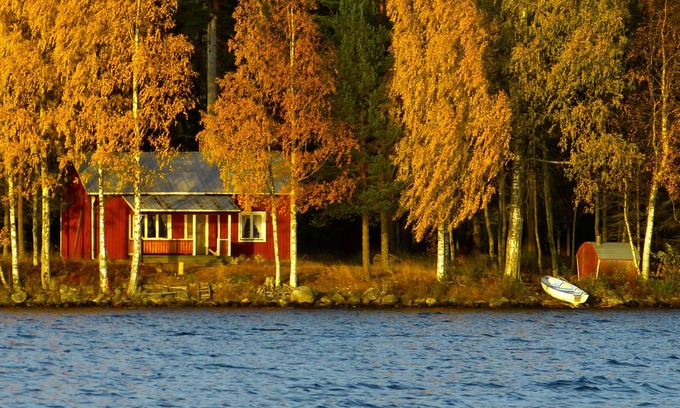 Bispgarden Maison | dans un endroit isolé sur un promontoire - une oasis de silence loin de l'agitation de la vie quotidienne