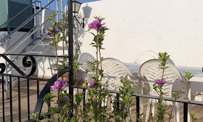 Sanlucar de Barrameda Maison | MAISON ANDALOUSE AVEC PATIO ET TOIT TERRASSE-wifi gratuite