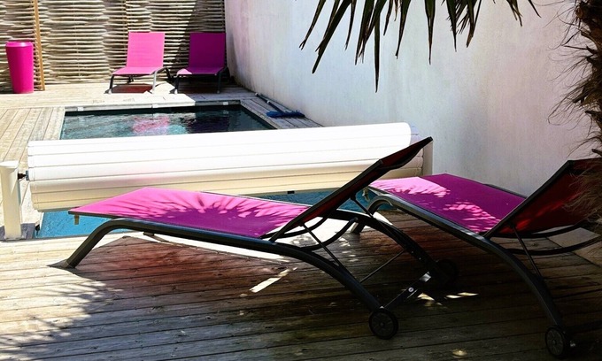 Angoulins Maison | Maison des sables piscine chauffée 100m des plages 2 chambres