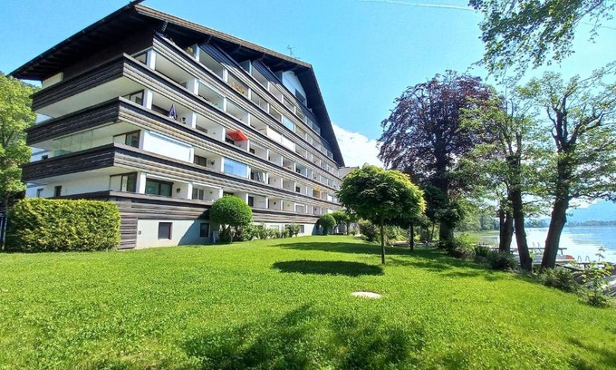 Steindorf am Ossiacher See Appartement | ANNA Seeblick Appartement, Haus Hänsel&Gretel am Ossiachersee mit direktem Seezugang, Hallenbad