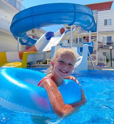 Belek Appartement | Antalya belek 4 nirvana club first floor two bedrooms pool view with water slide close to center - belek beach park