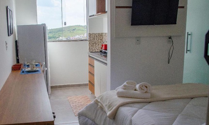 Bonfim Appartement | AP c ESTACIONAMENTO 900m do centro, prédio com piscina, sauna e academia