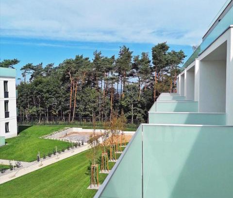 Trzesacz Appartement | Apartament Bella Baltic tuż przy plaży widok morze