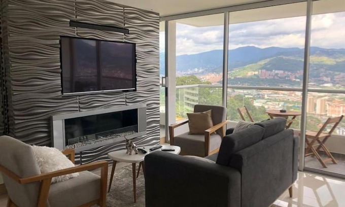 Buenos Aires Appartement | Apartamento con vista a Medellín