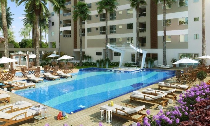 Penha Appartement | Apartamento novo frente mar com piscina em Home Club