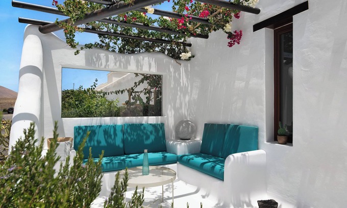 Arrecife Appartement | Apartamento "Romero" avec vue sur la mer, jardin, terrasse et Wi-Fi