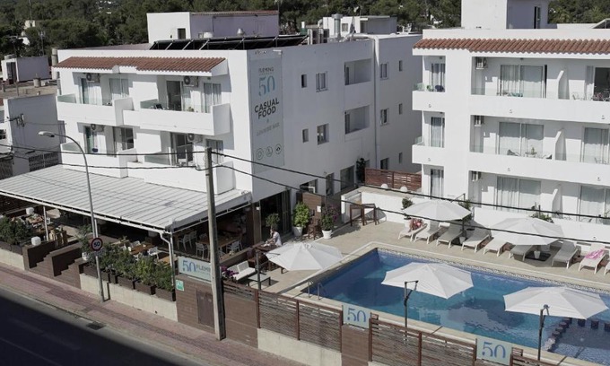 Sant Antoni de Portmany Appartement | Aparthotel Fleming 50 - Adults Only