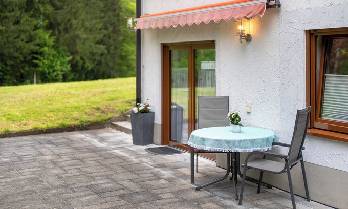Wolfach - Saint Roman Appartement | Appartement 'Ferienwohnung Torbrünnele' avec vue sur les montagnes, terrasse privée et Wi-Fi