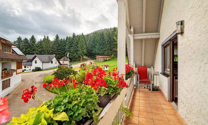 Bad Peterstal-Griesbach Appartement | Apartment '3' with Mountain View, Shared Terrace and Wi-Fi