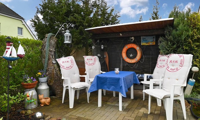 Bartenshagen-Parkentin Appartement | Appartement 'Ferienwohnung Küstenstübchen Gruse' avec terrasse, jardin et Wi-Fi