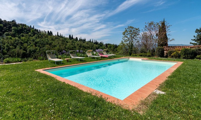 Castelfranco di Sopra Autre | Appartement 'Orciaia al Bellini' avec piscine partagée et Wi-Fi
