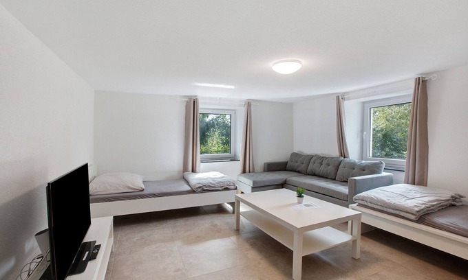 Obersackingen Appartement | Appartement "1" avec terrasse privée et Wi-Fi