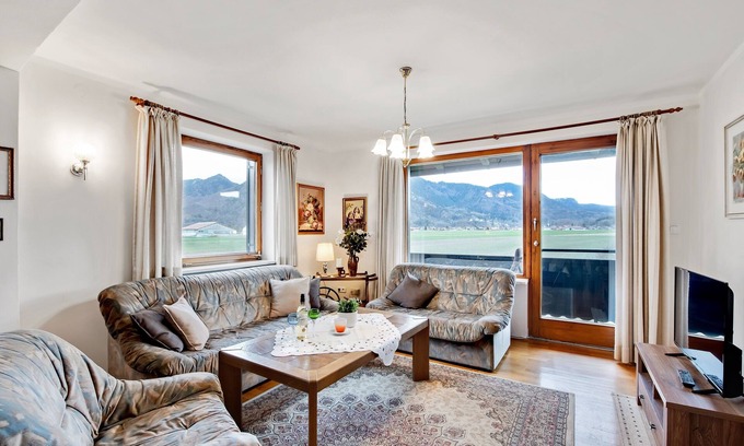 Grassau Appartement | Appartement 1 avec vue sur la montagne, Wi-Fi et balcon