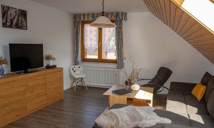 Schiltach Appartement | Apartment 2 "Starry Sky", top floor, 80sqm, 2 bedrooms, max. 6 people