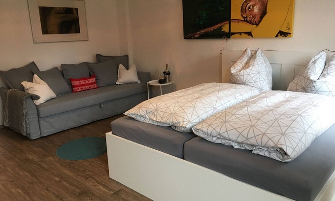 Ohningen Appartement | Apartment '2 - Unterm Blauregen' with Private Terrace and Wi-Fi