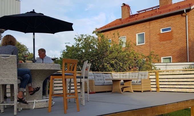 Gavle Appartement | Appartement 2rok avec balcon dans le centre de Gävle avec accès à une grande terrasse.