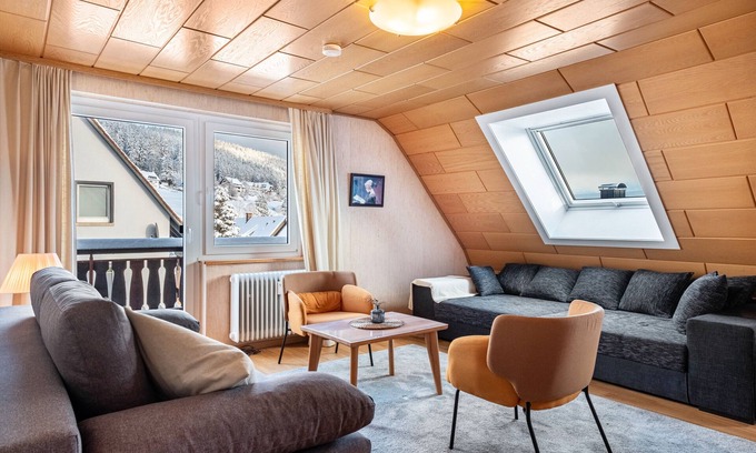 Saig Appartement | Appartement '4, 65 Qm' avec jardin partagé, balcon et Wi-Fi