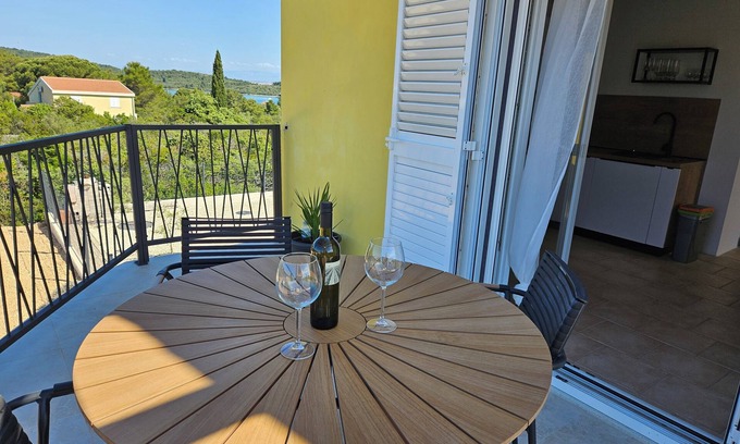 Zdrelac Appartement | Zdrelac, île Pasman