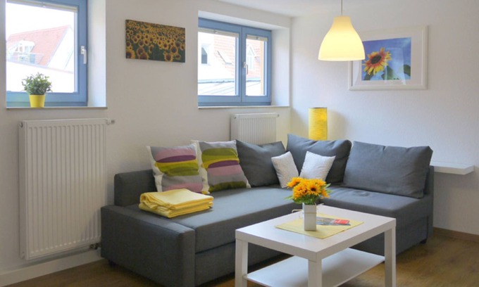 Erfurt Old Town Appartement | Appartement 7 Sunflower / système 3. OG DG - appartements dans la maison d'or Schaar