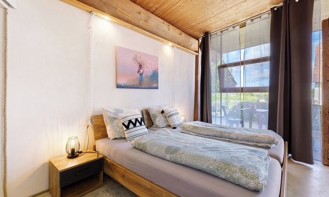 Rosenfeld Appartement | Appartement '-8-die Acht, Studio 25qm' avec terrasse privée, jardin partagé et Wi-Fi