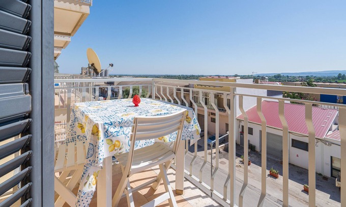 Floridia Appartement | Appartement "A Casa Mia" avec vue sur la mer, Wi-Fi et climatisation